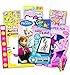Coloring Books with Stickers Assortment ~ Hello Kitty Coloring Book, My Little Pony Coloring Book, Disney Frozen Coloring Book (Set of 3)