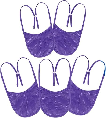 Vista 12 de Cubierta de traqueotomía transpirable Blanco, azul marino y púrpura, 3 piezas,Caqui, azul marino y púrpura, 3 piezas,Caqui, 5 unidades,Azul marino-5