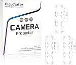 CloudValley [3 Pack] Camera Lens Protector for Samsung Galaxy S26, 9H Tempered Glass Lens Cover, Anti-Scratch & HD Clear Case Friendly [Not Affect Flash & Night Shot], Clear