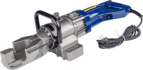 Dobladora de barras de refuerzo hidráulica eléctrica, 900W 110V 58Inch 0.630 in Máquina de acero de flexión de barras de refuerzo de mano Ángulo de