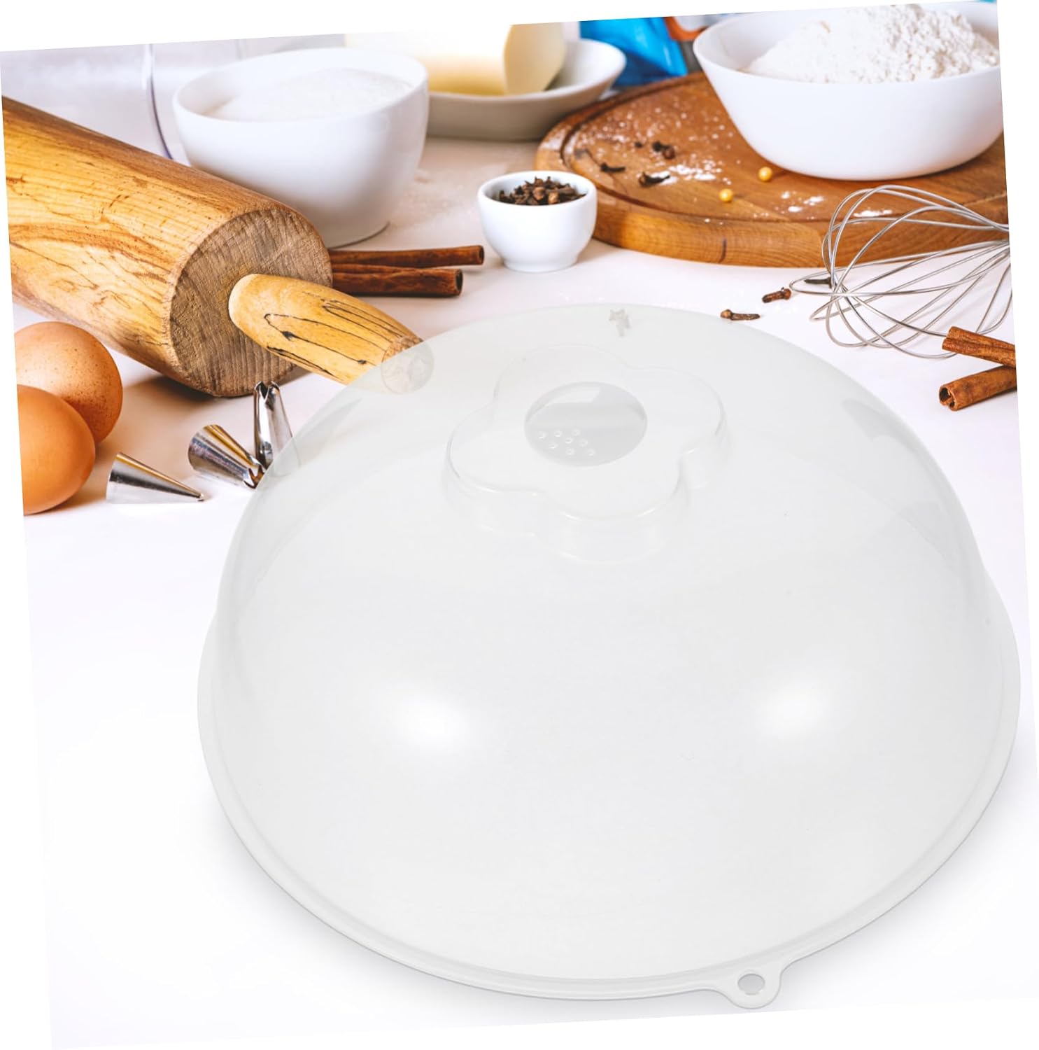 Magnetic Microwave Plate Cover Ventilated Dish Cover Food Splatter Guard Microwave Accessory Easy Clean