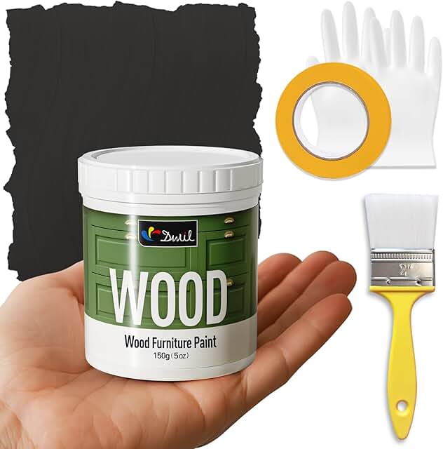 DWIL Matte Finish Furniture Paint - 5 Oz Wood Paint for Cabinets, Doors,...