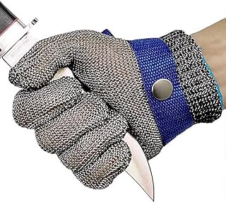 Cut Resistant Gloves Stainless Steel Wire Metal Mesh Butcher Safety Work Gloves