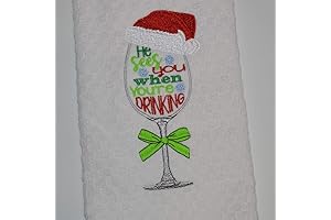 He Sees You When You're Pooping Hand Towel