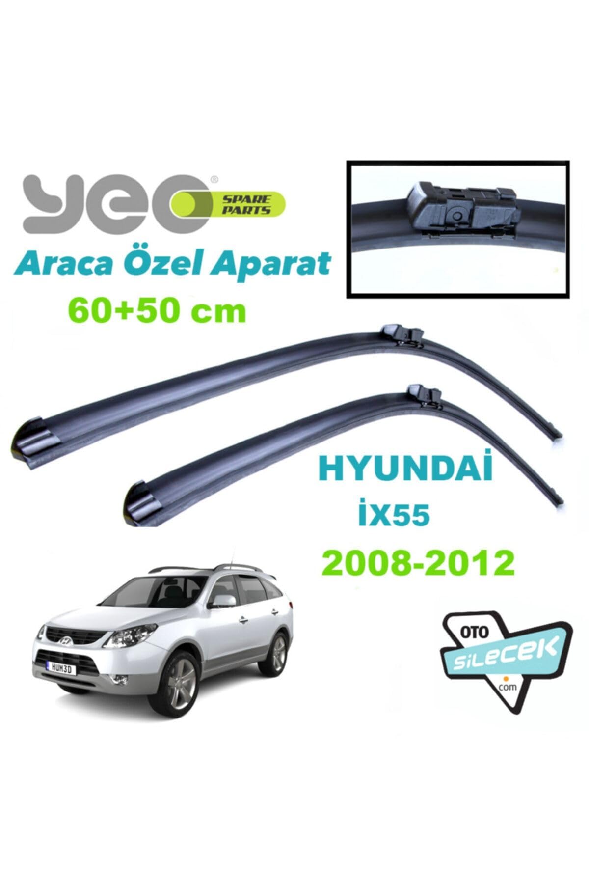 Yeo Hyundai Ix55 ile Uyumlu Silecek Takımı 2008-2012