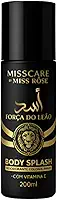 Body Splash Força do Leão – Colônia Desodorante Corporal Masculina 200ml, Fragrância Intensa e Refrescante, Toque Amadeirado e Marcante