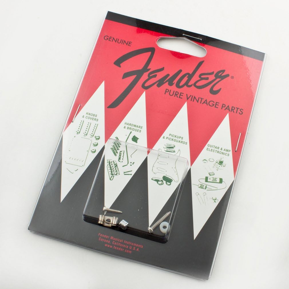 Fender Pure Vintage String Tree Kit and Stratocaster Jack Ferrule Bundle