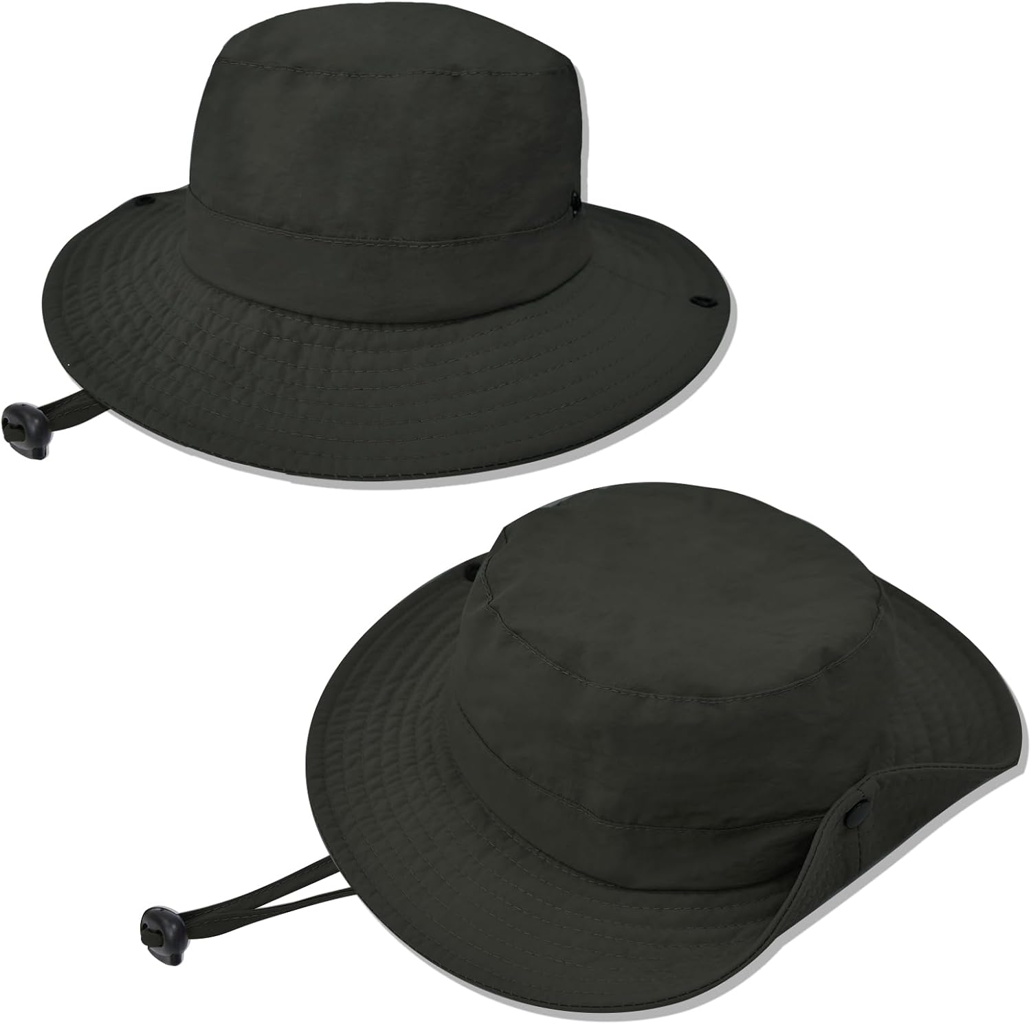 Outdoor Kids Sun Hat UPF 50+ Quick Dry Foldable Bucket Hat Lightweight Adjustable Fishing Safari Hat for Girls and Boys - Image 2