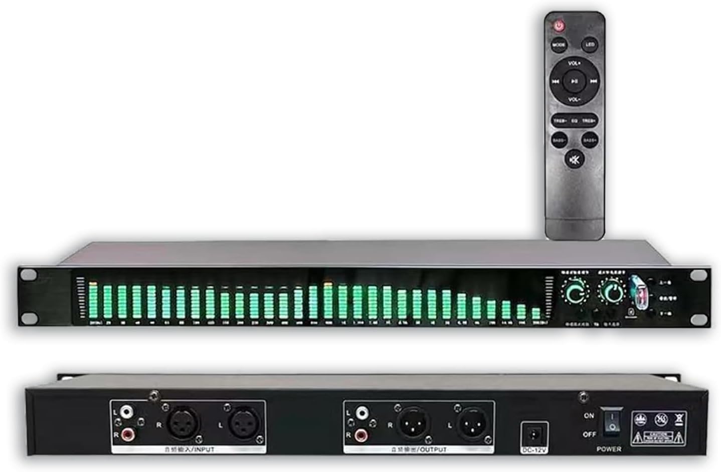 Ecualizador de audio digital de 31 bandas y 21 efectos preset miniatura 1