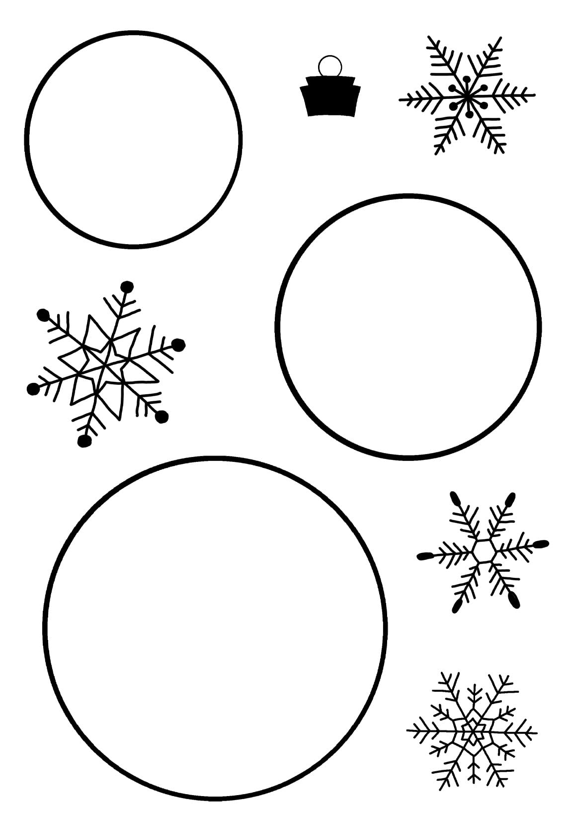 Woodware Clear Singles Paintable Baubles Circles 4 In X 6 In Stamp Set, Photopolymer, 4 X 6 Inch