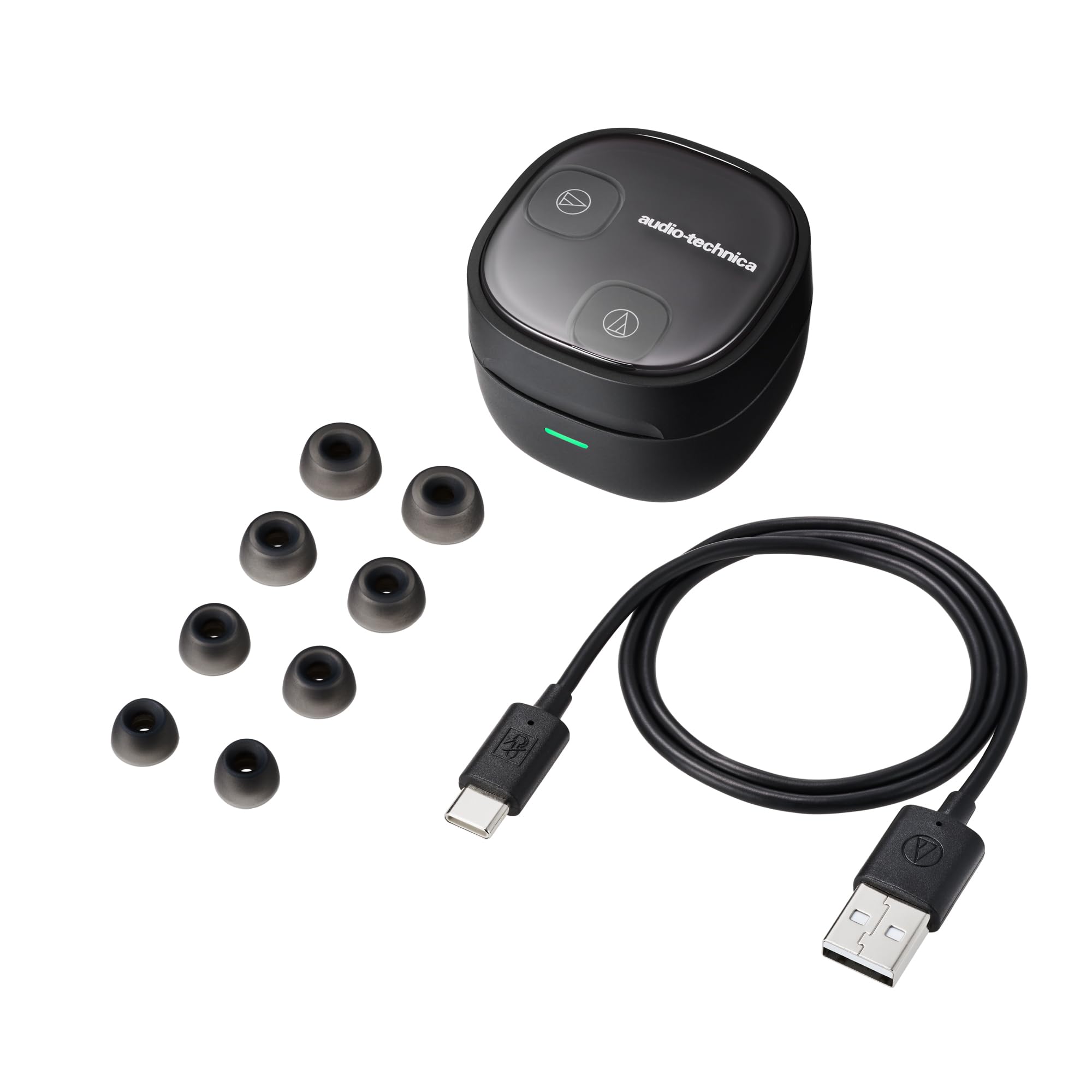 Amazon.co.jp: オーディオテクニカ ATH-SQ1TW2NC BK : 家電＆カメラ