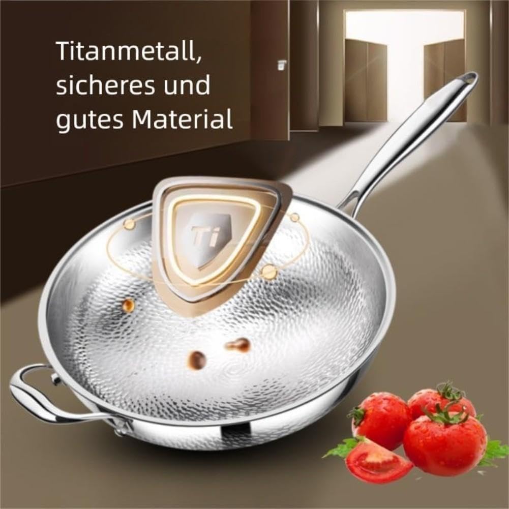 Unbeschichtete Bratpfanne 30cm Hammered Steel Antihaft(30)