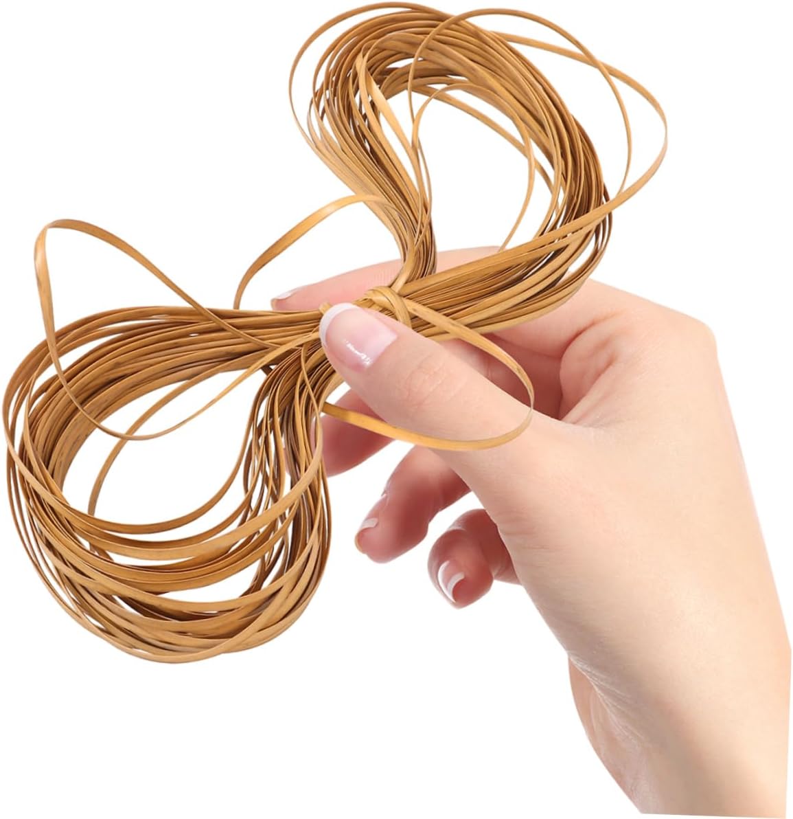 2rolls Plastic Rattan Chair Repair Kit Wide Woven Material for DIY Furniture Restoration Versatile for Chairs Tables and Baskets Wood Grain Effect