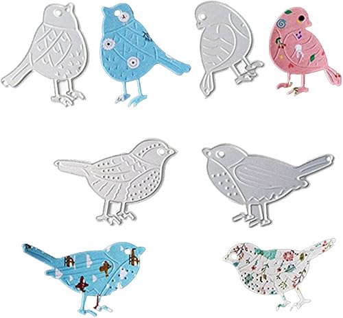 WYSE 4 troqueles de corte de metal para pájaros, troquelados de animales en máquina de grabado para álbumes de recortes, suministros para hacer disponible en Yaxa Venezuela