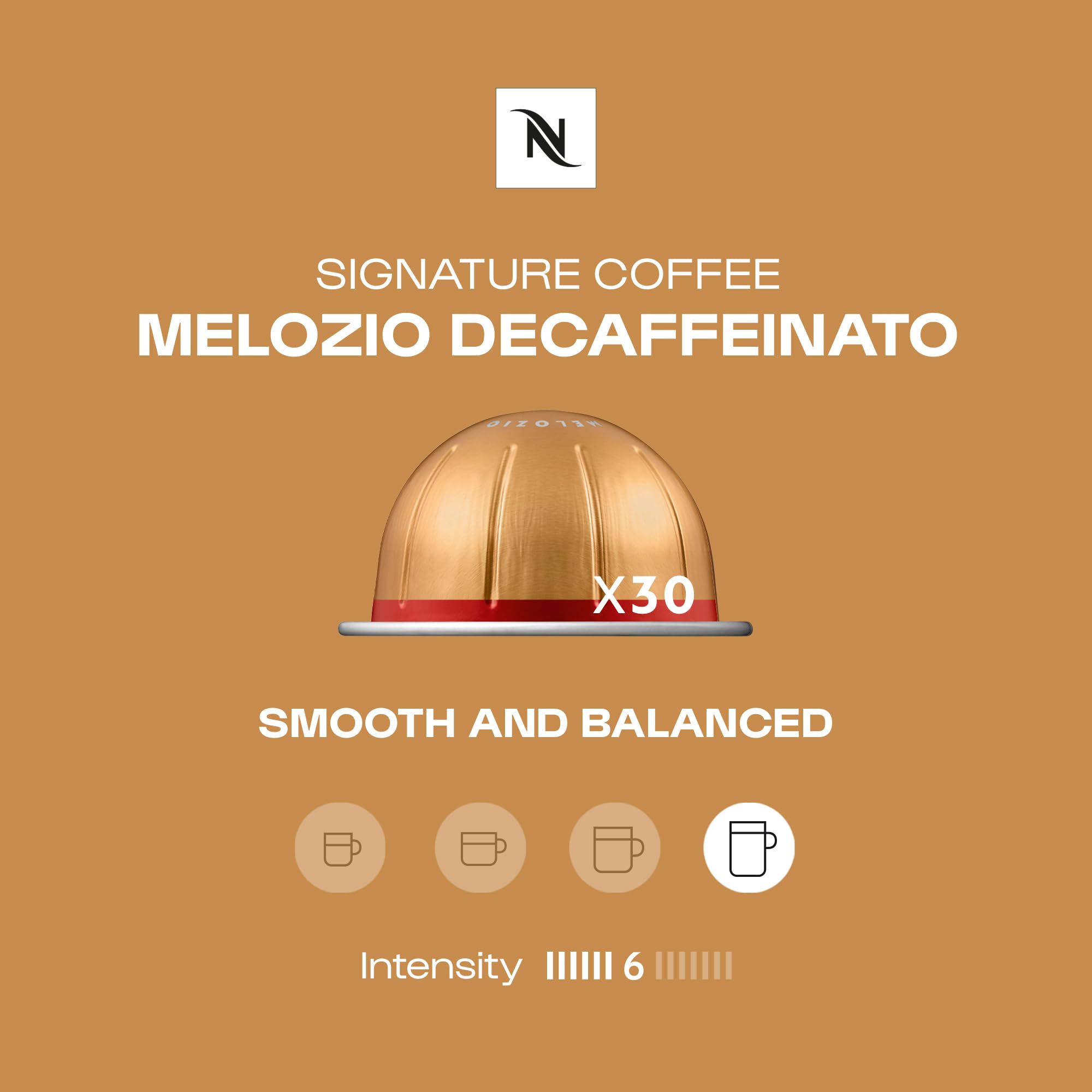 Nespresso Vertuoline: Melozio Decaffeinato, 30 cápsulas