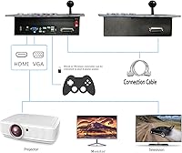 Vista 4 de RegiisJoy 32000 en 1 Pandoras Box 78S Retro Arcade Game Console, 4 Jugadores 3D Magical Modified Game, Search Save Delete Cheat Function, Lista