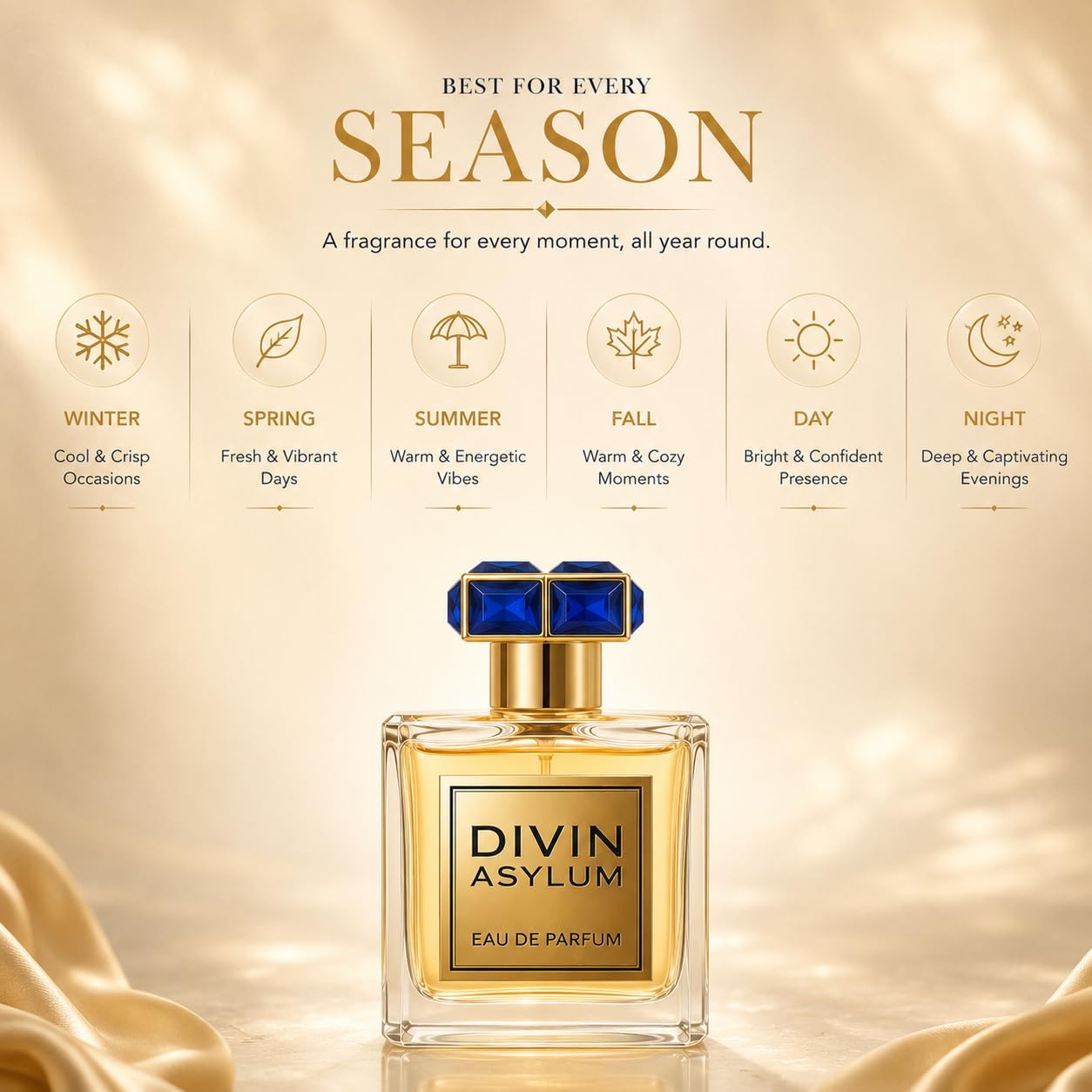WF Divin Asylum est une eau de parfum de niche pour homme. Un parfum frais et riche de la collection de la marque, inspiré par le thème de l'espace, un espace infini, plein de profondeur et de secrets