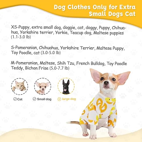 Miniatura 7 de Pijamas de otoño de Chihuahua pijamas para perros pequeños niñas y niños lindos pijamas cálidos para cachorros Yorkie mamelucos suaves para mascotas