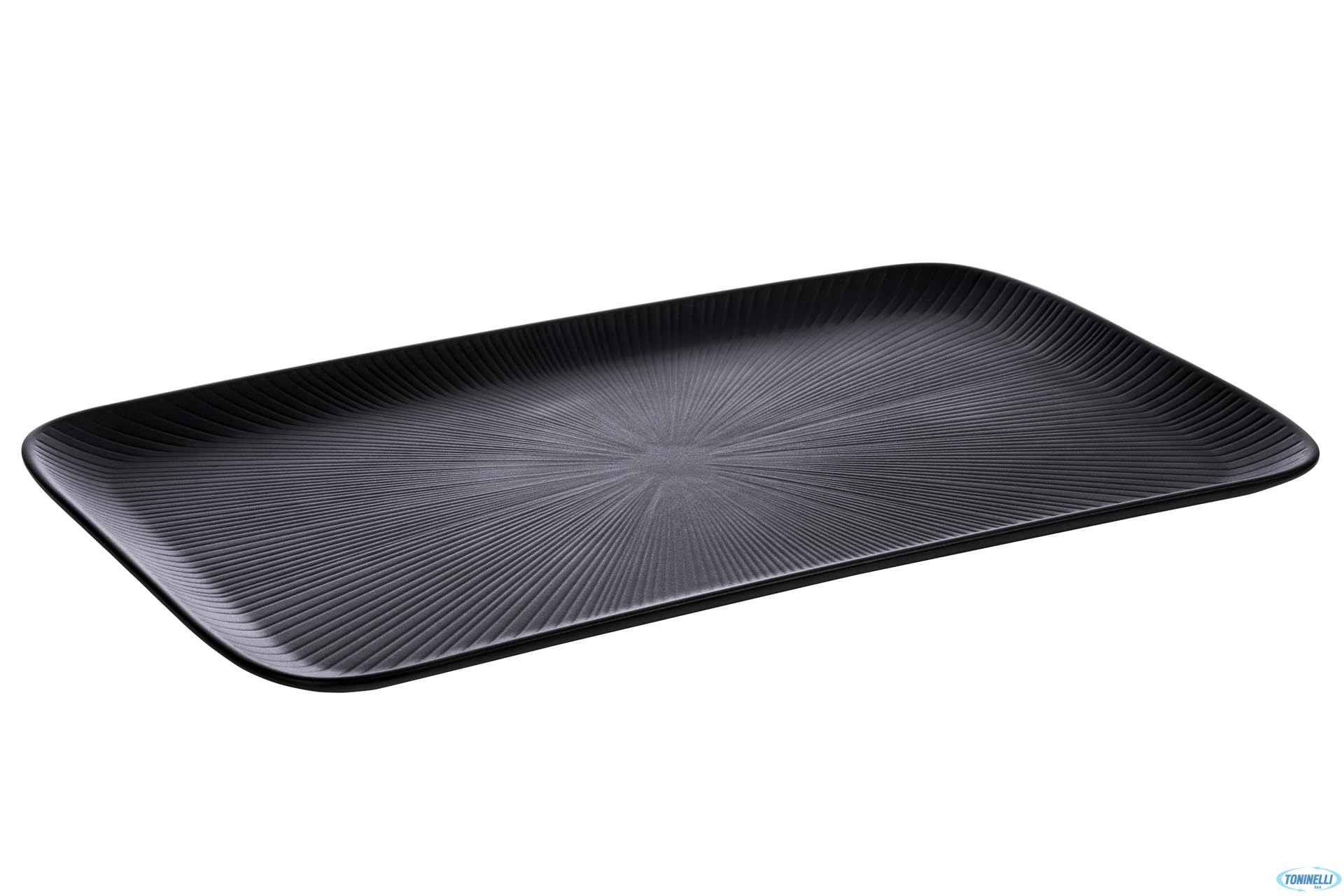 APS 85067 GN 1/1 Tablett NERO, 53 x 32,5 cm, Höhe 2,5 cm, Melamin, schwarz