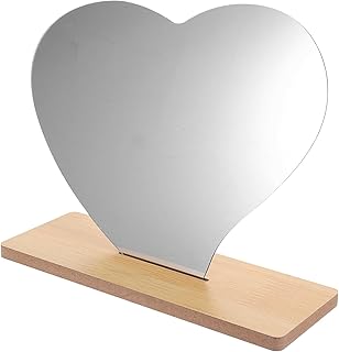 1set Irregular Acrylic Makeup Mirror Base Fra...