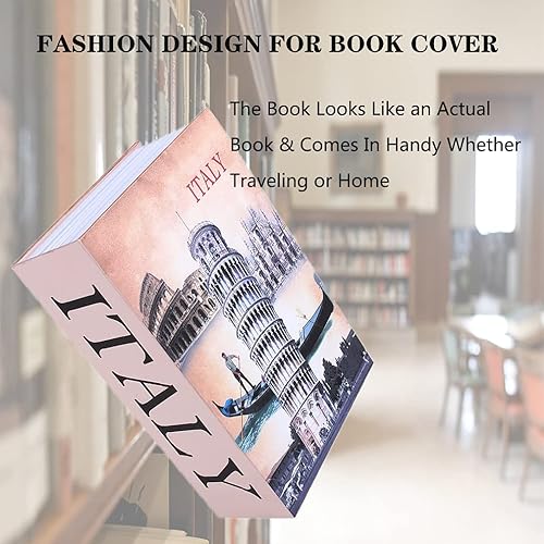 Miniatura 2 de Caja de depósito en forma de libro con combinación de diccionario, caja de depósito para dinero, caja de seguridad para joyas con llave (G)