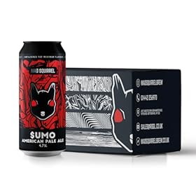 Mad Squirrel – Sumo, American Pale Ale, Vegan Ale, 4.7% ABV, 12 x 440ml Cans