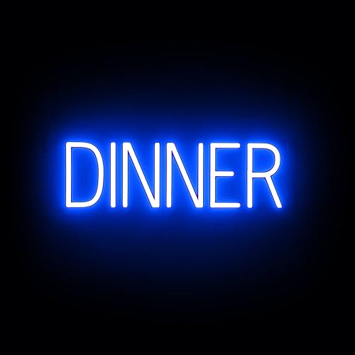 Miniatura 33 de SpellBrite Letrero de barra de ensalada Letreros relacionados con restaurantes con aspecto de neón, luz LED verde 34.3 x 6.3 pulgadas