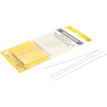 The Beadsmith Extra Long Beading Needles   Size 12, Card of 4 Needles   for Loom Weaving Beadwork, Pearl Stringing and Jewelry Making with Seed Beads