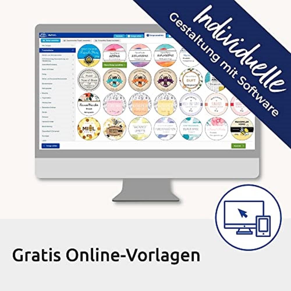 AVERY Zweckform L7120-25 Quadratische Etiketten (875 Klebeetiketten, 35x35mm auf A4, QR Code Aufkleber zum Bedrucken, selbstklebend, permanent haftende QR Code Etiketten) 25 Blatt, weiß