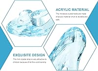 Vista 4 de Adorno de zapato de muñeca de tacón alto de princesa en miniatura, 3.93 x 2.95 x 1.57 pulgadas, juguete decorativo de decoración de escritorio