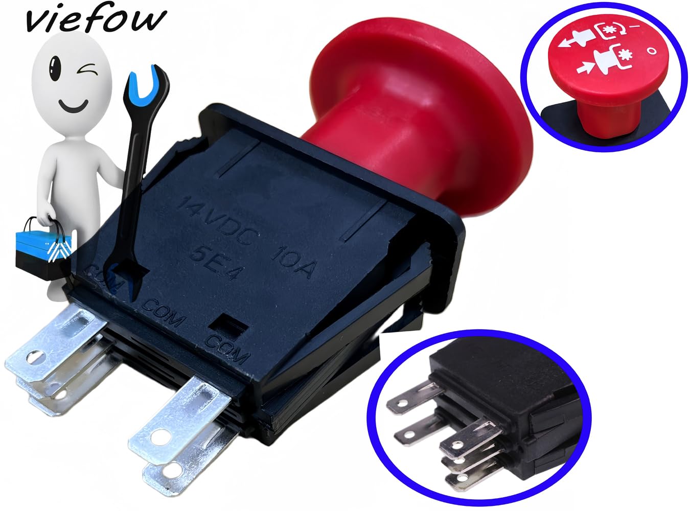 Amazon.com: PTO Switch 5 Terminals 01545600 00522100 430-401