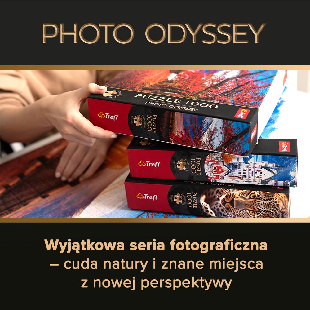 Trefl - Puzzle 1000 Elementów, Sagrada Família, Hiszpania, Premium Plus | Dla dzieci i dorosłych 14+, wysokiej jakości, kreatywna rozrywka, precyzyjnie dopasowane, idealny prezent, relaks, dekoracja