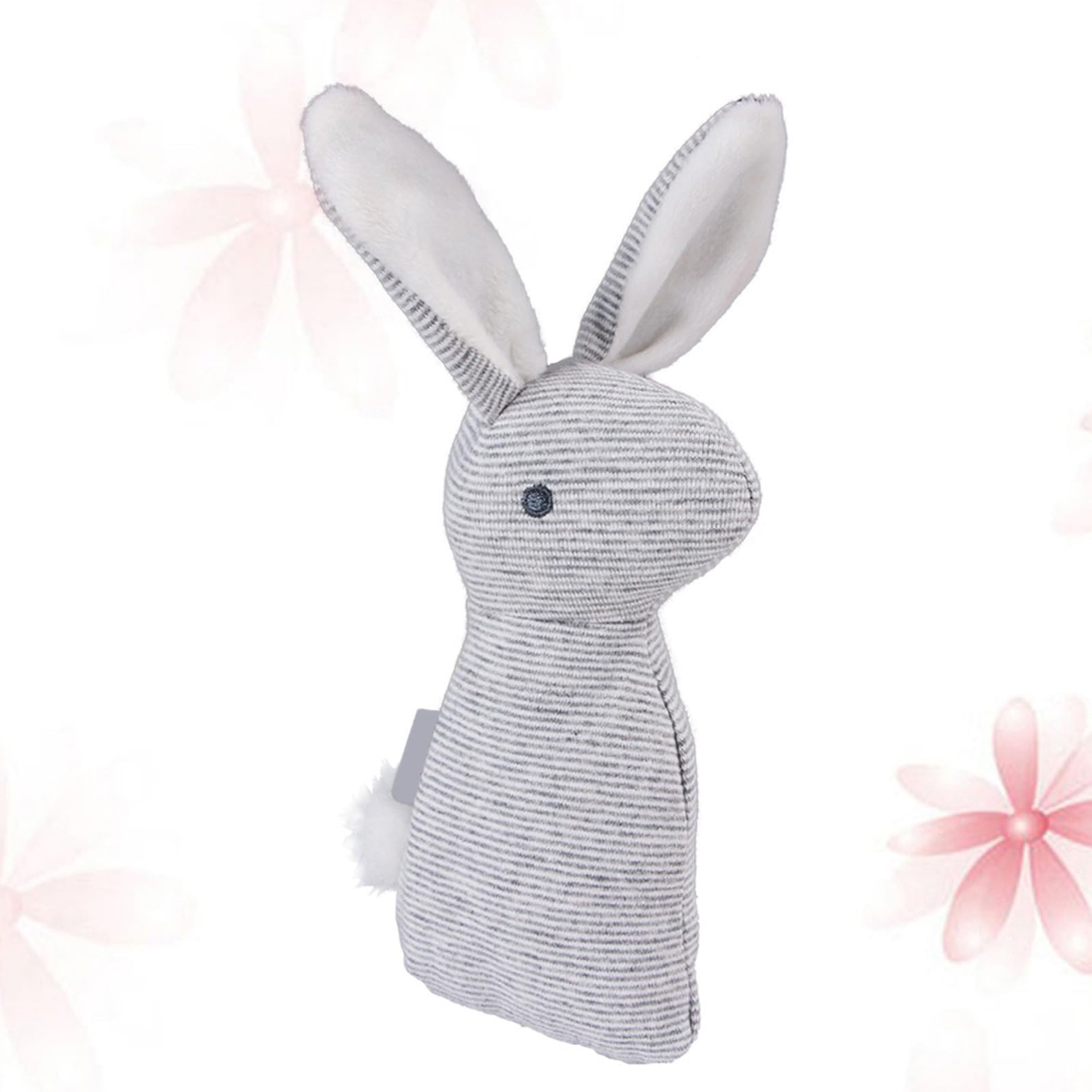 Mipcase Jouet Couineur Lapin pour Chien, Peluche Coton, Anti-Ennui | Saisir et Jouer, Réduit les Comportements Destructeurs, Jouet Sonore pour Animaux de Compagnie