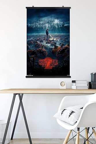 Miniatura 5 de Trends International Netflix Stranger Things Season 2 - Póster de pared de calabazas, 22.375 x 34 pulgadas, paquete de póster y clip premium