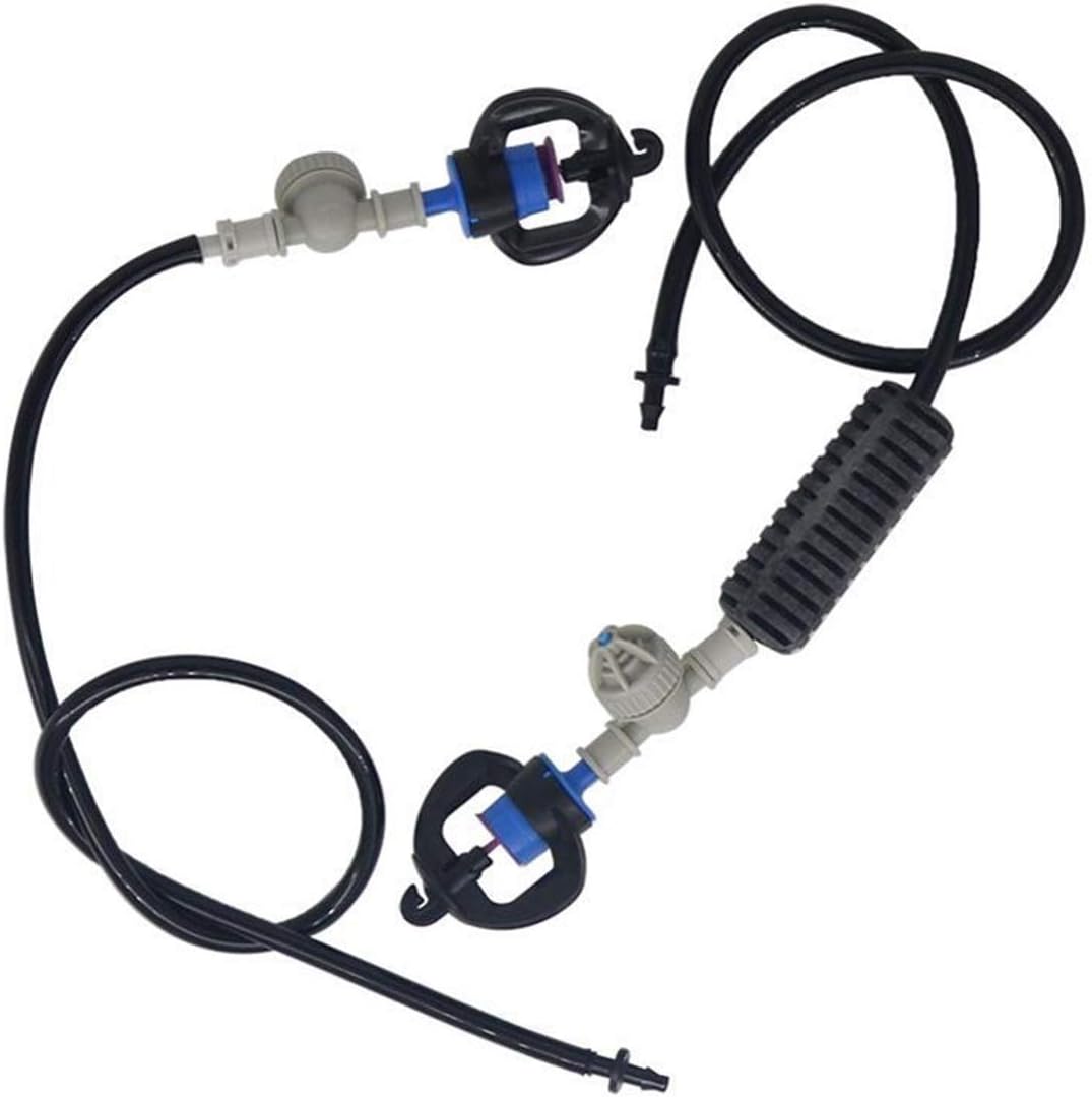 Irrigation Dripper 5 Sets of Atomizing Micro-Sprinkler Watering Kits with Spherical Anti-drip Device, Hanging Hammer Head Garden Irrigation Accessories (Color : No Hammer)