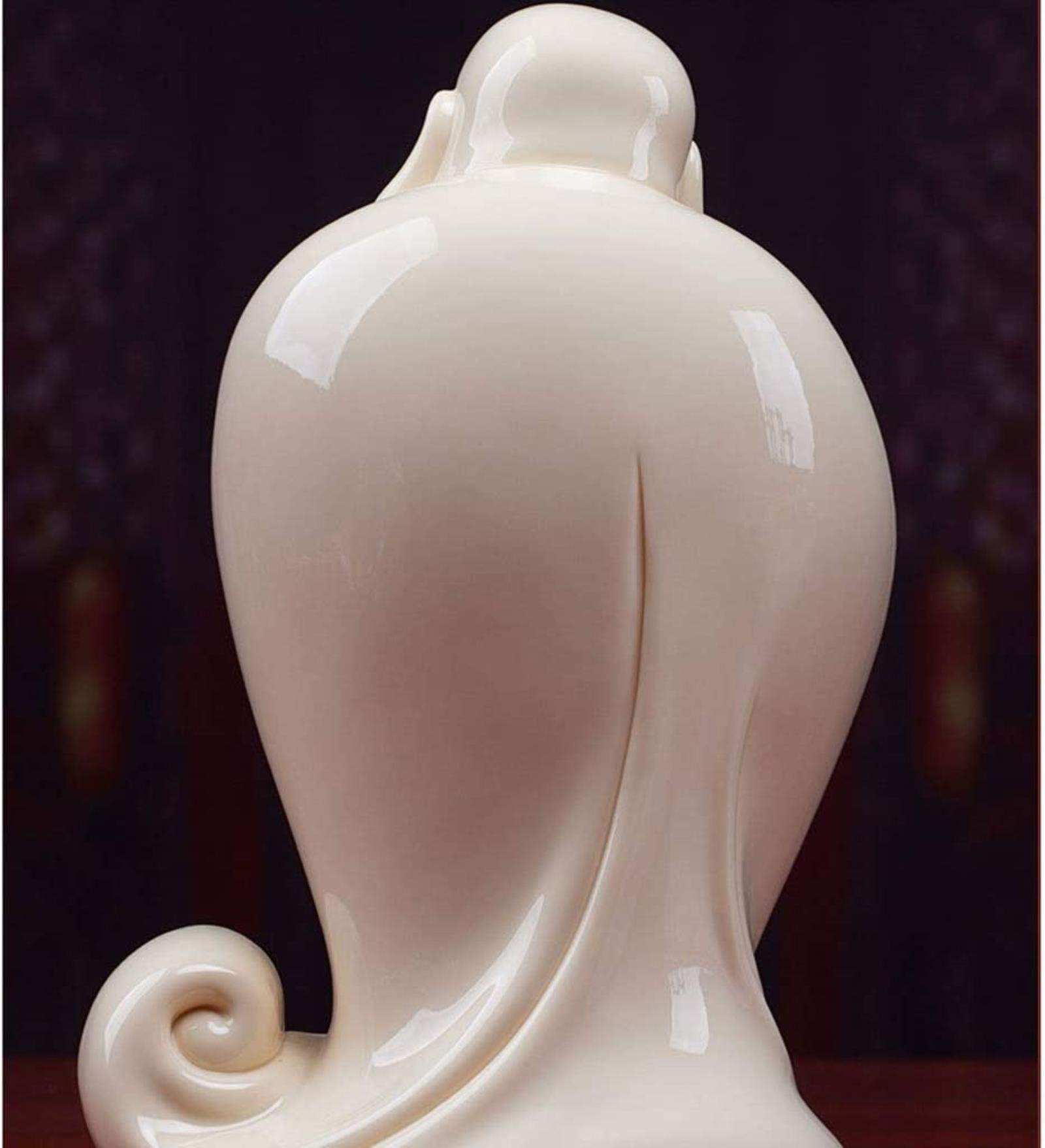 Amazon.co.jp: 仏像トパーズ仏像陶器工芸品かわいい大きな耳