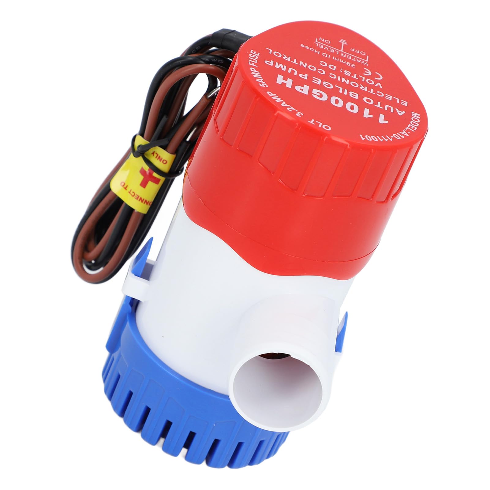 Pompa di sentina automatica per barche Pompa sommergibile elettrica 1100GPH 12V (12V)