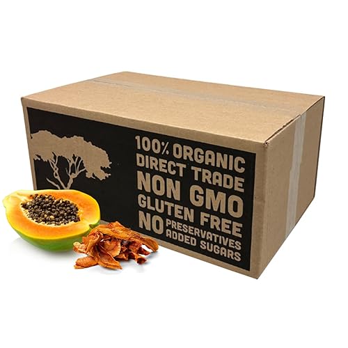 Miniatura 97 de Mavuno Harvest Paquete variado de frutas secas orgánicas, mango seco, papaya, piña, plátano, yaca y mezcla tropical, saludable, vegano, sin azúcar