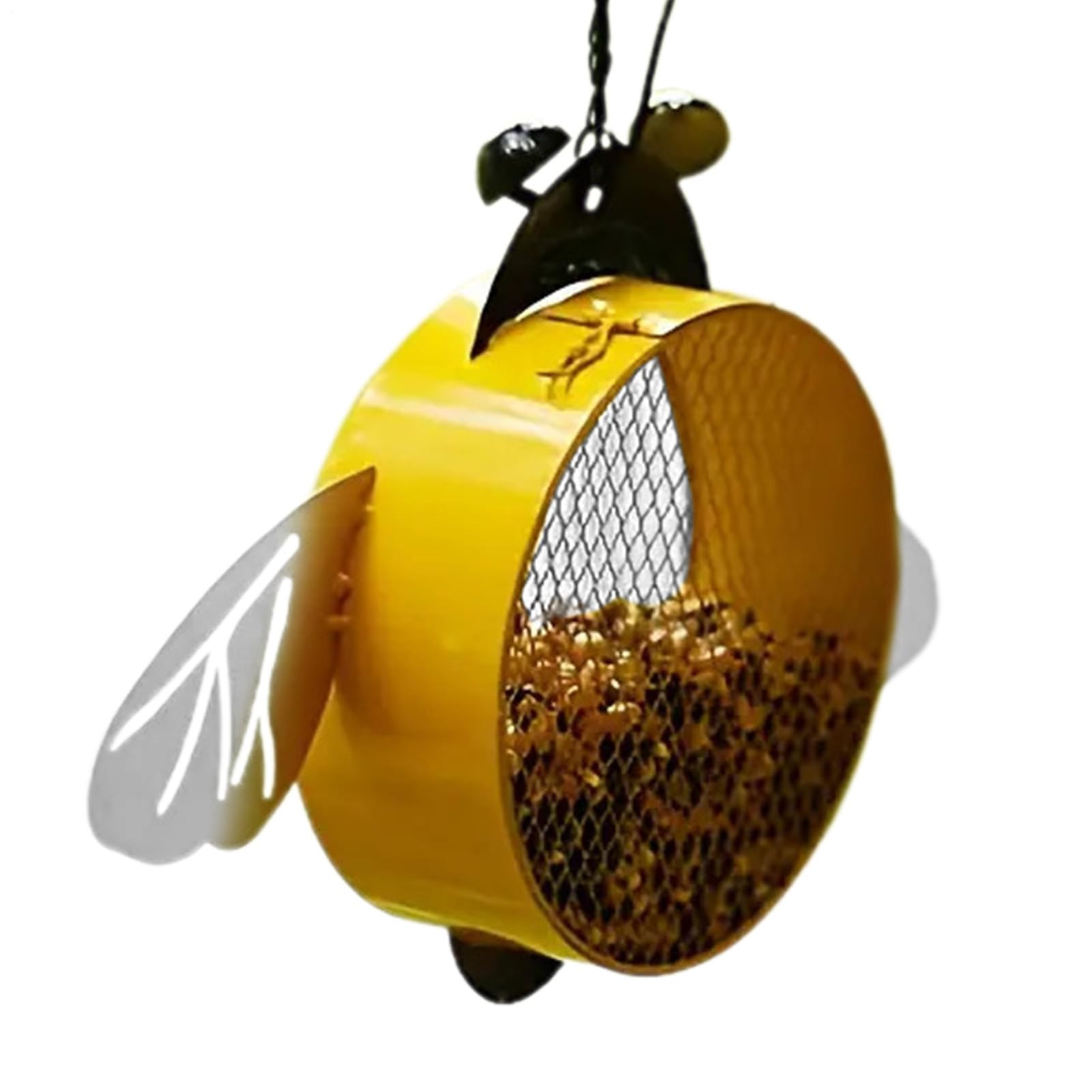 Mangeoire oiseaux extérieur fer lanterne solaire suspendre grande taille