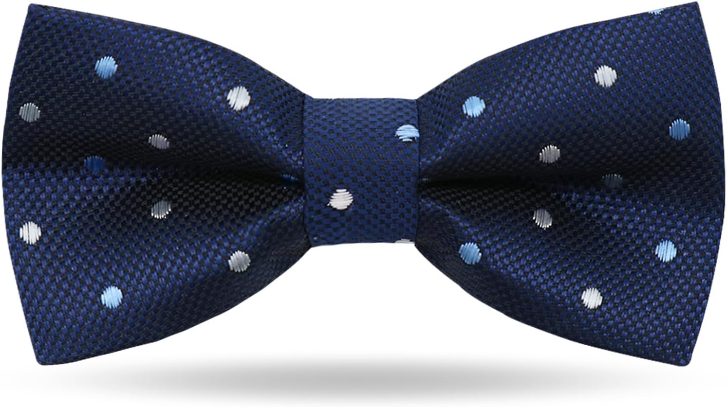 LJBFNN Bow Ties for Boys, Kids Polka Dot Bow Tie Pre-tied Clip on Bowties for Girls School Party Wedding Concert Celebration