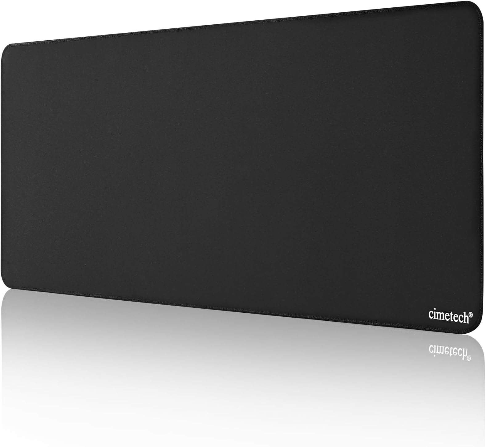 cimetech Gaming Mouse Pad 800 * 300 * 3 MM, Extended Large Mouse Mat Computer Keyboard Desk Pad with Anti-Slip Rubber Base Comfortable Waterproof Soft Cloth, Improved Precision and Speed - Black