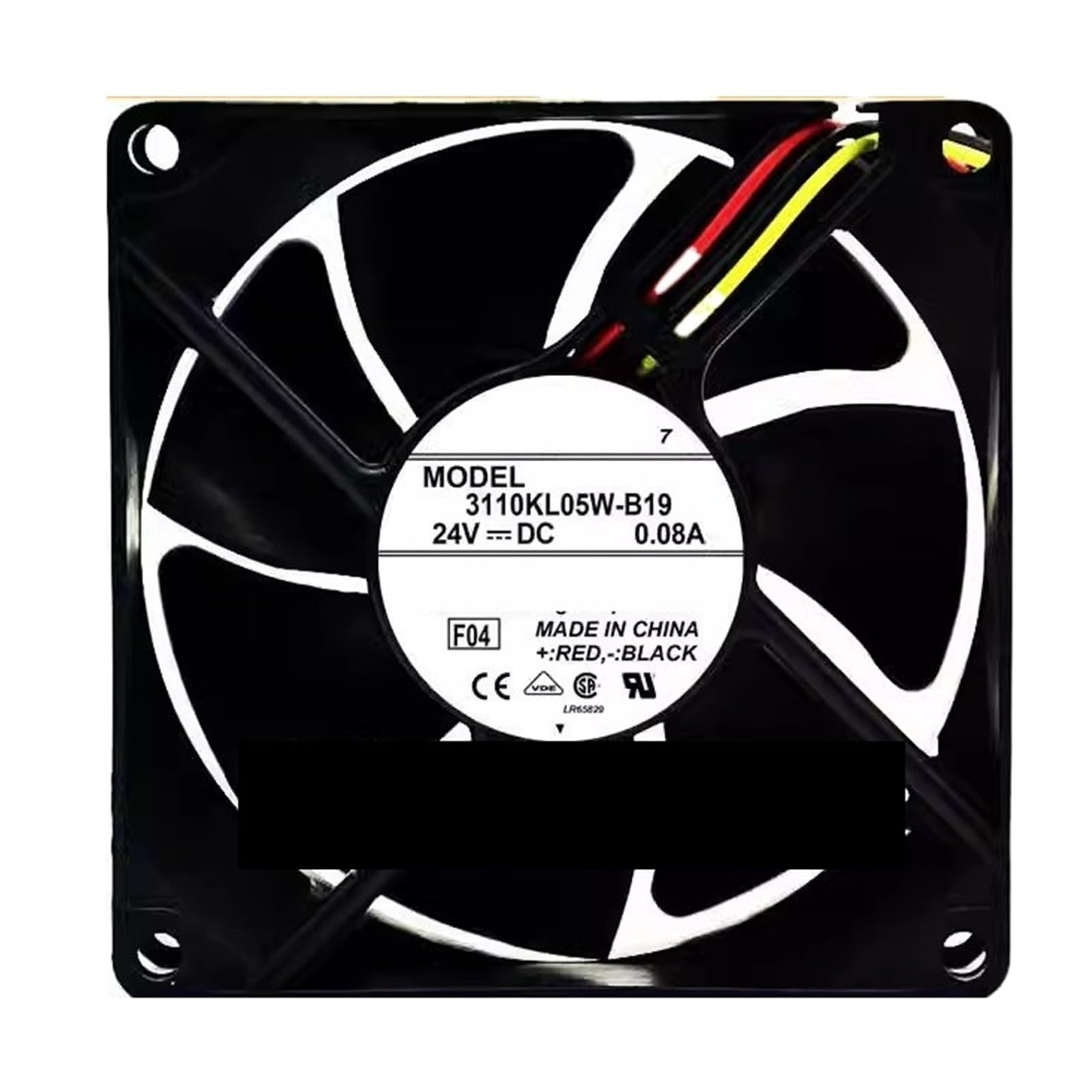 TPKMVGAP 3110KL-05W-B19 80 * 80 * 25MM 8CM 24V 0.08A 3-wire Cooling fan(2wire E1)