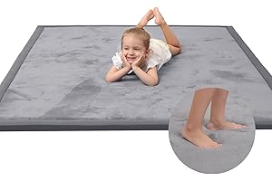 1.3" Thick Foam Play Mat for Baby Tummy Time