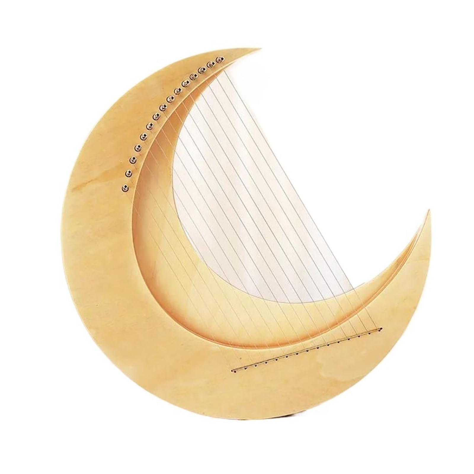 harfe instrument 15 Saiten Lyra Harfe Holz Finger Harfe C Key Tragbare Professionelle Lyra Klavier Anfänger Saiteninstrumente(Wood 15)