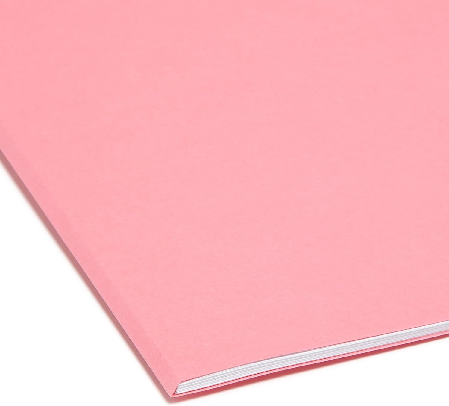 Smead SuperTab File Folder, Oversized 1/3-Cut Tab, Letter Size, Dark Pink, 12 per Pack (11819)