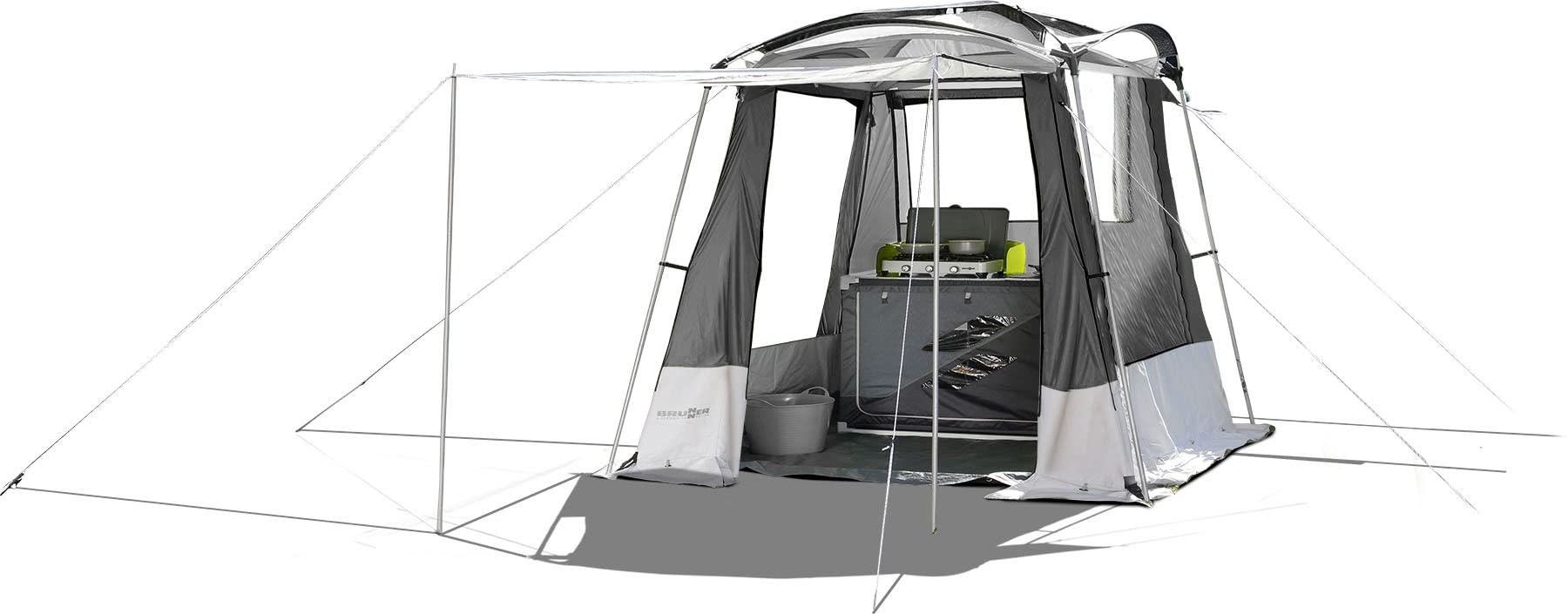Brunner 0425994N Namiot wielofunkcyjny Camping, Dinery, 240 X 240Xh190/230 cm