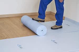 KORUSER Temporary Floor Protection 36'' x 100' - Anti-Slip, Reusable, Paint Proof Covering 300 sqft