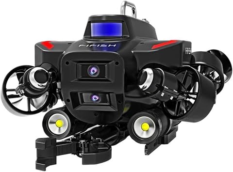 FIFISH PRO W6 Underwater ROV Kit with Remote Controller and Robotic Arm