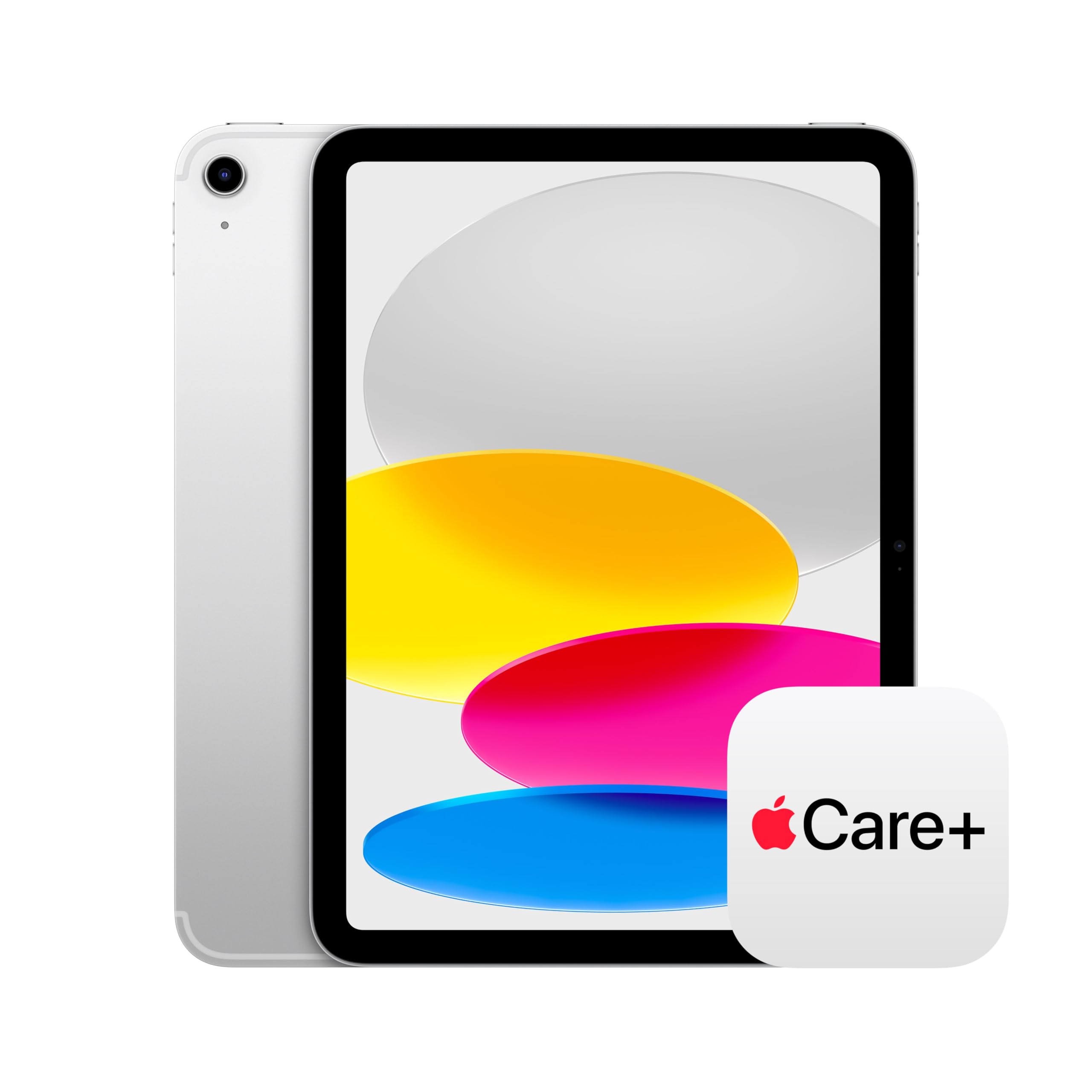 Apple iPad 11-inch: A16 chip, 11-inch Model, Liquid Retina Display, 128GB, Wi-Fi 6 + 5G Cellular, 12MP Front/12MP Back Camera, Touch ID, All-Day Battery Life — Silver with AppleCare+ (2 Years) Wi-Fi + Cellular 128GB Silver With AppleCare+ (2 Years)