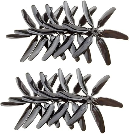 [Drone Accessories] Drone Accessories 10pcs 504060 5x4x6 6-Blade Single Color CW CCW 5 inch Propellers Blade for FPV Quadcopter Racing RC Drones Frame Kit (5 Pair) Replaceable [Replacement]